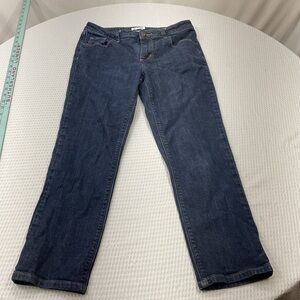 St. John's Bay Dark Blue Straight Leg Jeans